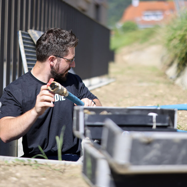 Galerie - Frostschutzeinspülung