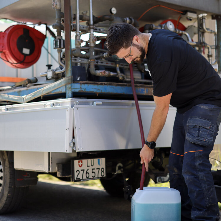 Galerie - Frostschutzeinspülung